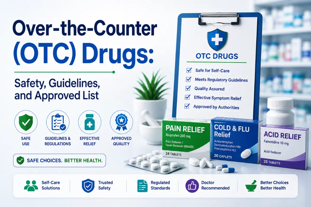 Over-the-Counter (OTC) Drugs: Safety, Guidelines, and Approved List